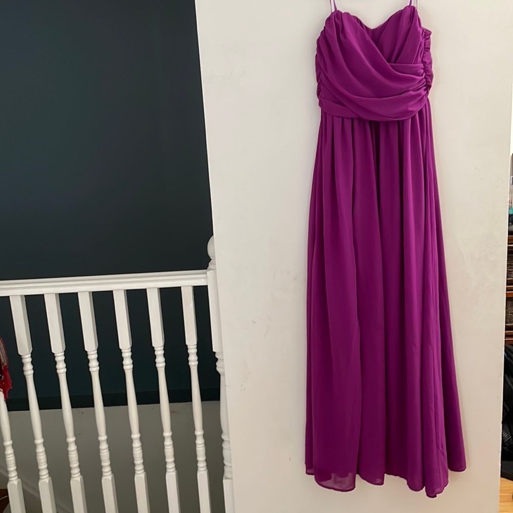 B-sharp Fuchsia Evening Dress